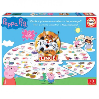 Peppa Pig Lince edición familia 70 Imagene- Educa Borras