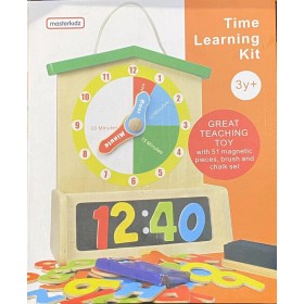 MARUKATSU Kit de Aprendizaje del Tiempo cumpleaños - para Aprender la Hora