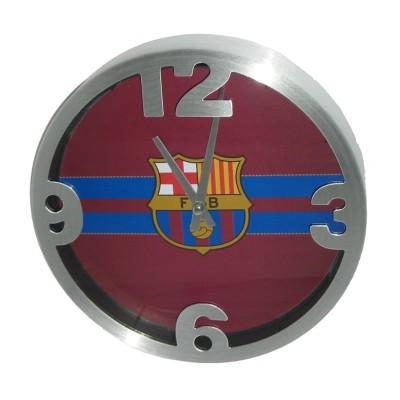 Seva F.C. Barcelona - Reloj Pared Aluminio 20 cm