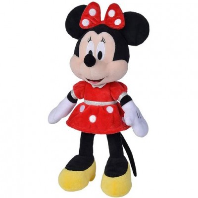 Disney -Minnie Peluche rojo soft 38cm-simba
