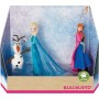 Bullyland 13446 - Juego de figuras Princesas Elsa, Anna y Olaf de Walt Disney La Reina del Hielo - BULLYWORLD