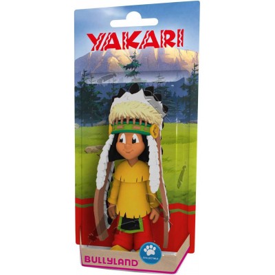 Figura de Juego, Yakari con decoración de Plumas- BULLYWORLD