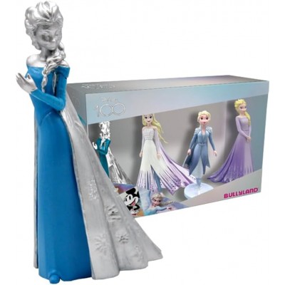 Bullyland 13415-100 años de Disney Juego de Figuras con la Princesa Elsa en 4 Versiones