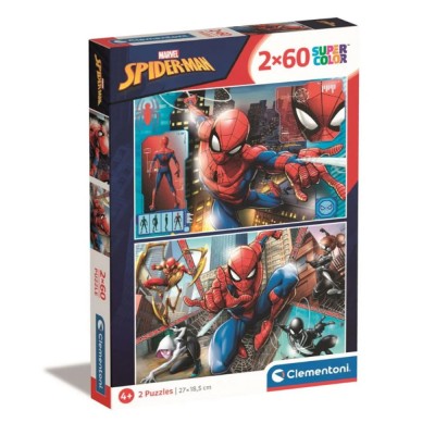 Spiderman Puzzle 2 x 60 Piezas