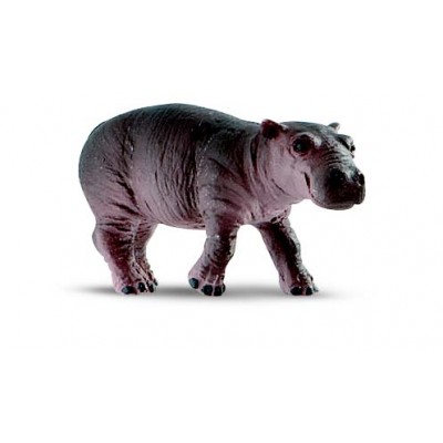 Cría de hipopótamo  - BULLYWORLD 7,5 × 2,5 × 4 cm