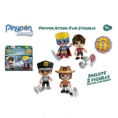 PINYPON ACTION PACK 2FIGURAS FAMOSA