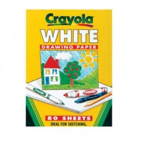 CRAYOLA WHITE DRAWING PAPER